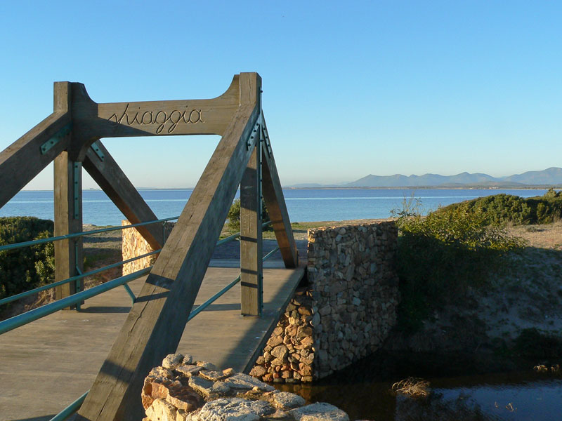 La spiaggia Sa Sarina a Is Solinas, nel territorio di Masainas